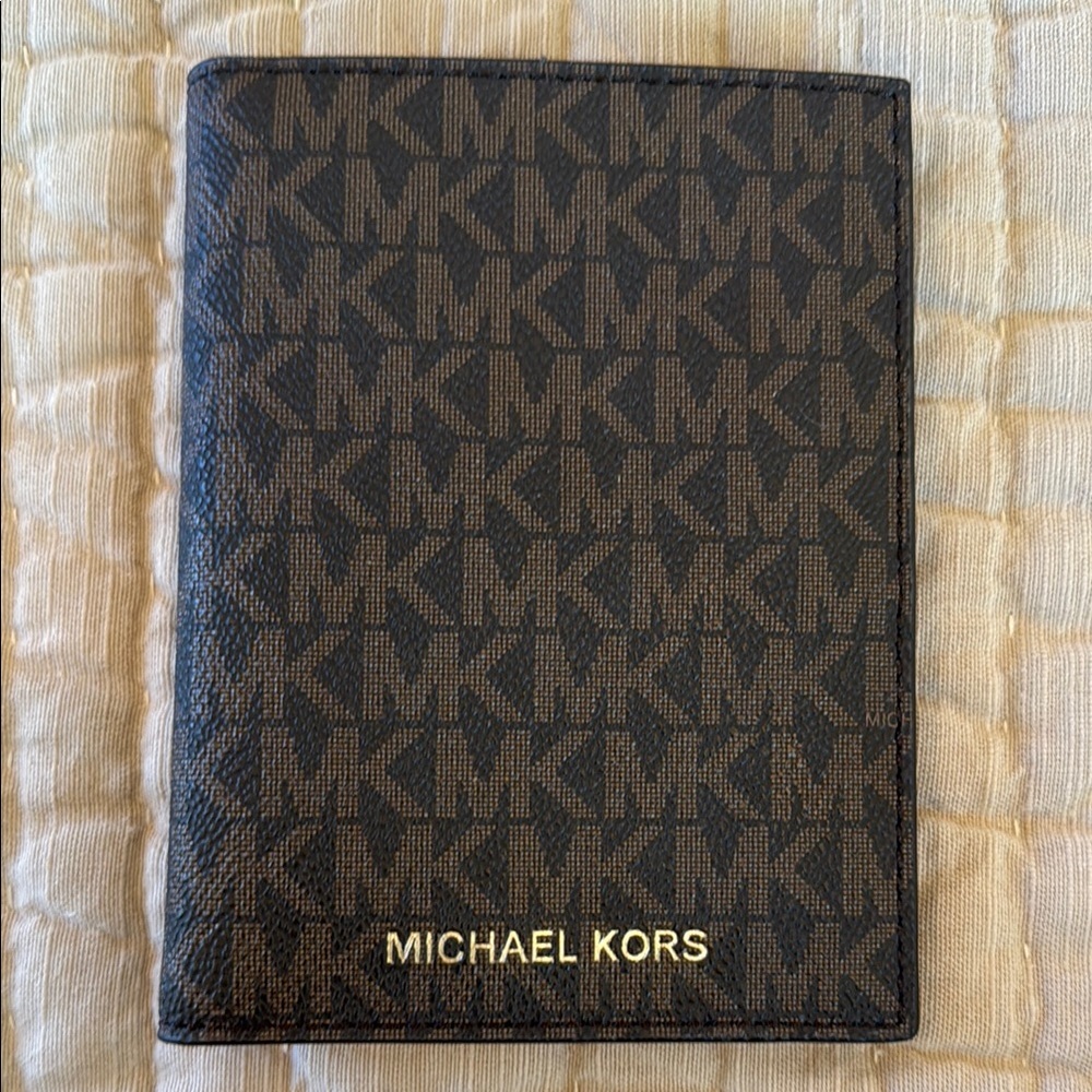 Michael Kors Brown Passport Holder